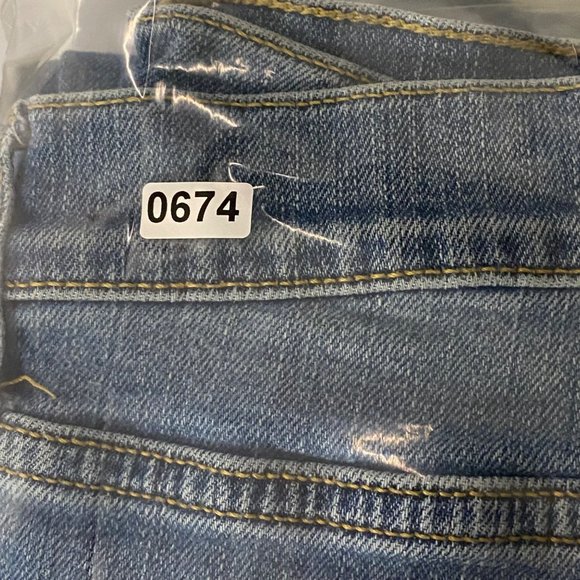 Banana Republic Mid-Rise Girlfriend‎ Women's Size 0 Blue Cotton Denim Jeans - Picture 9 of 9